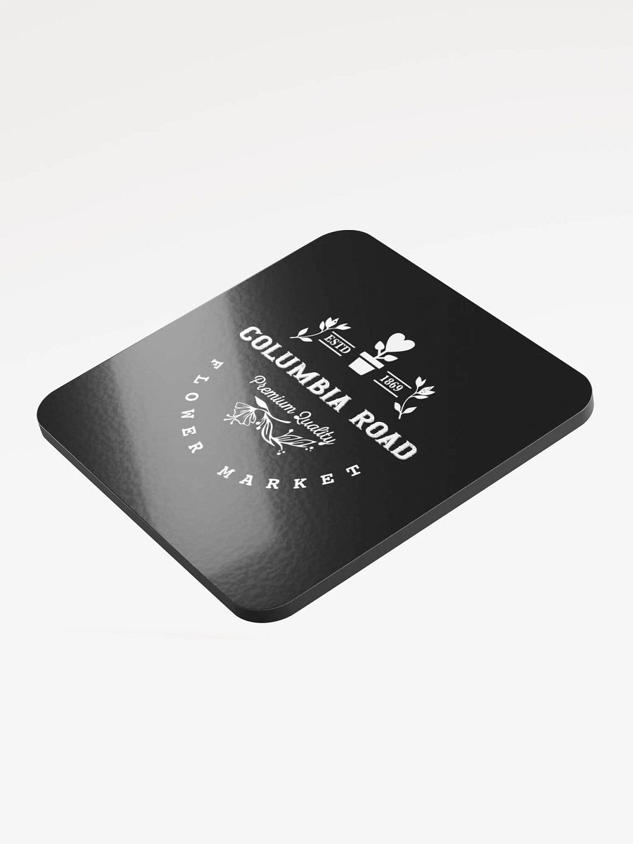 Columbia Road Market Cork Coaster (Black) product image (3)