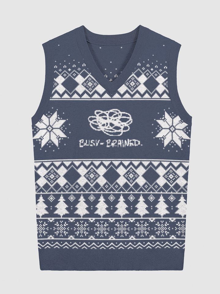 BUSY-BRAINED (holiday vest 2) product image (2)