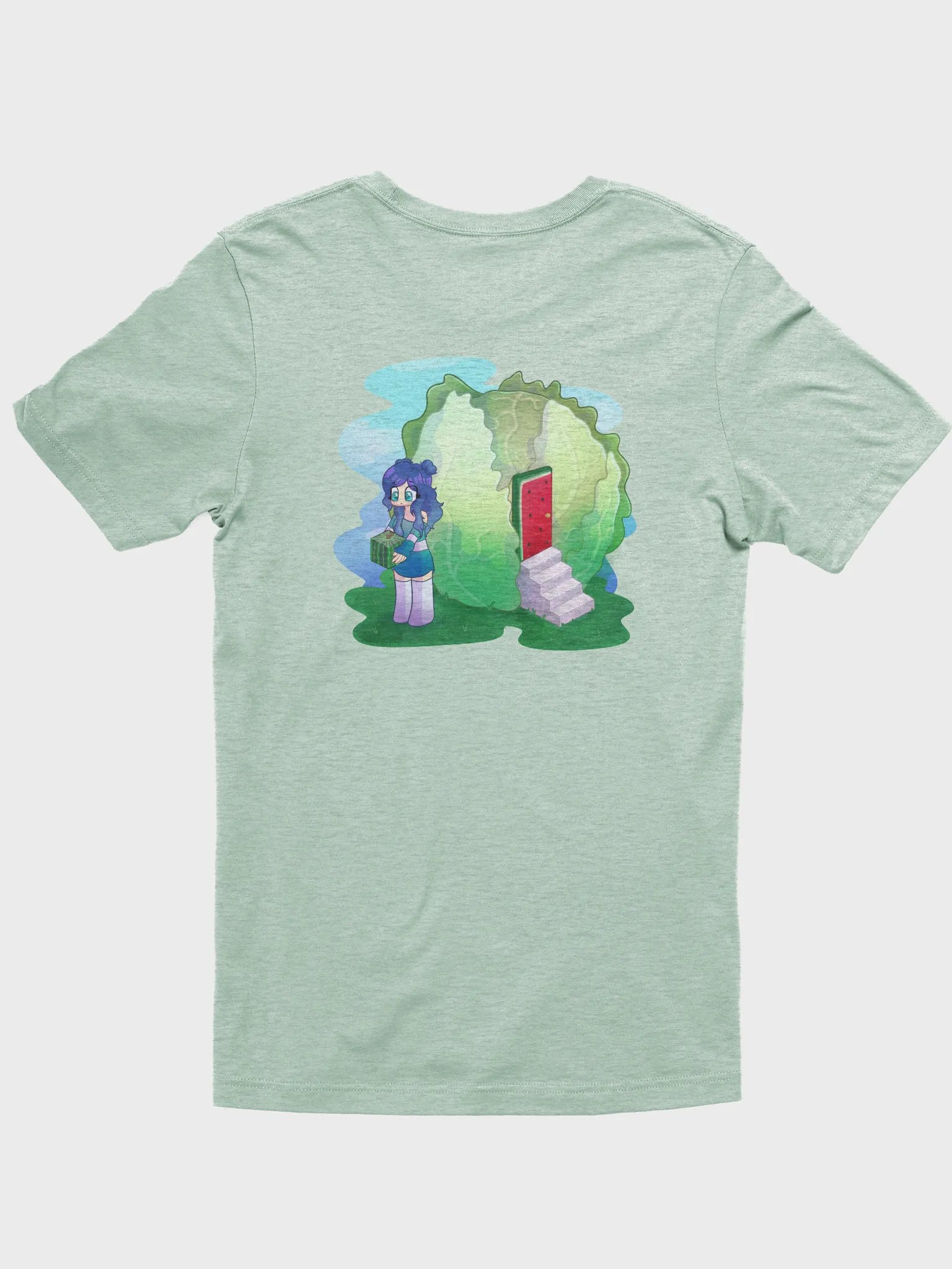 Lettuce Melon Home T-Shirt (Back Design) product image (10)