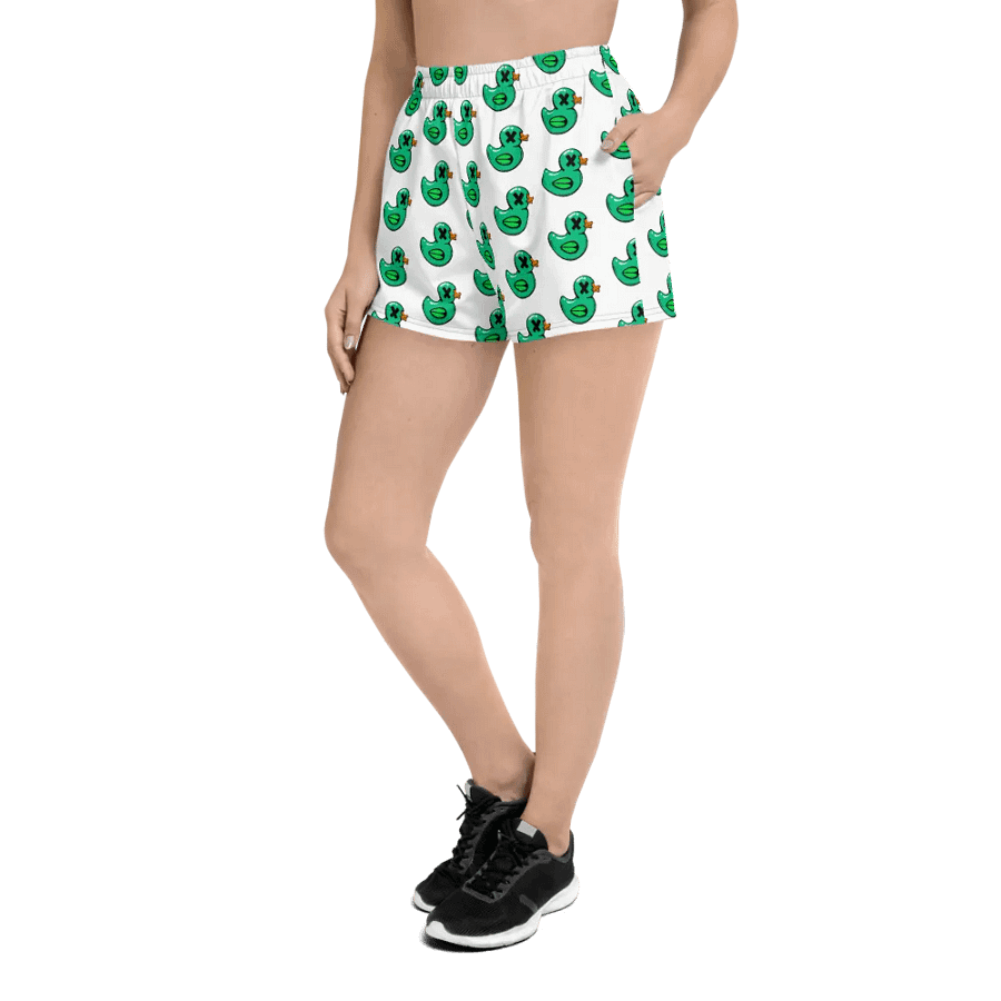 Rubber Ducky All-Over Print Athletic Shorts product image (2)