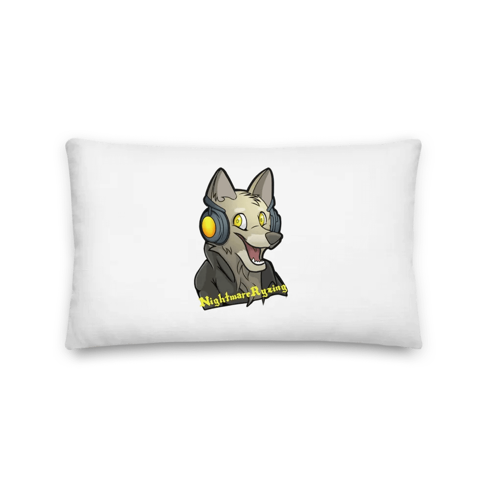 NightmareRyzing Howling Wolf Premium Pillow product image (1)
