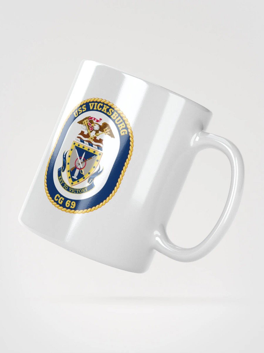 USS Vicksburg CG 69 White Coffee Cup product image (2)