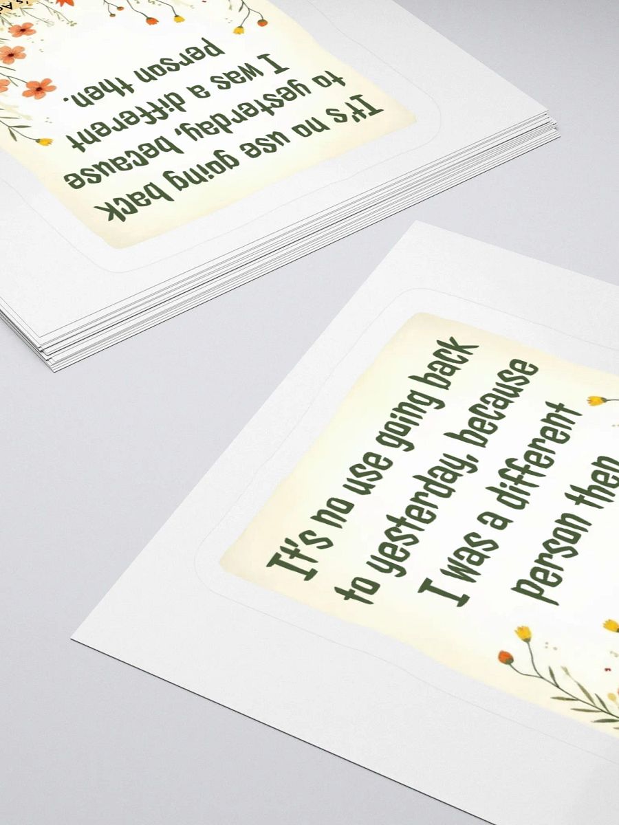 Different Person Carroll Sticker product image (12)