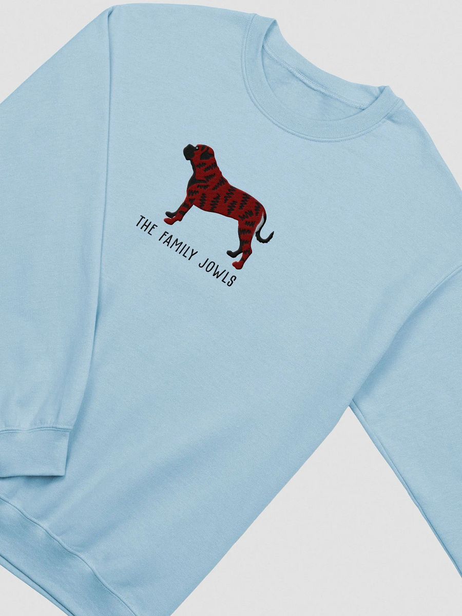 The Family Jowls Sweatshirt(Embroidered) of a Bullmastiff(Brindle) product image (6)