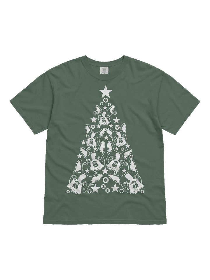 Boston Terrier Christmas Tree T-Shirt product image (21)