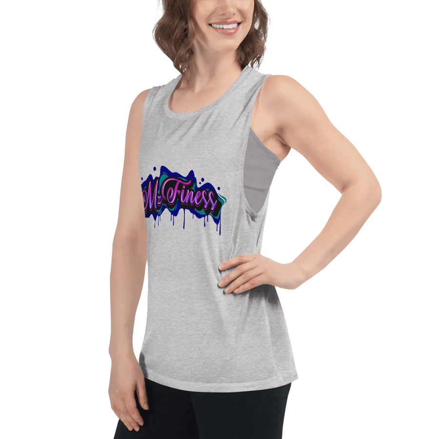 Neon Glow MzFiness Logo Tank product image (7)