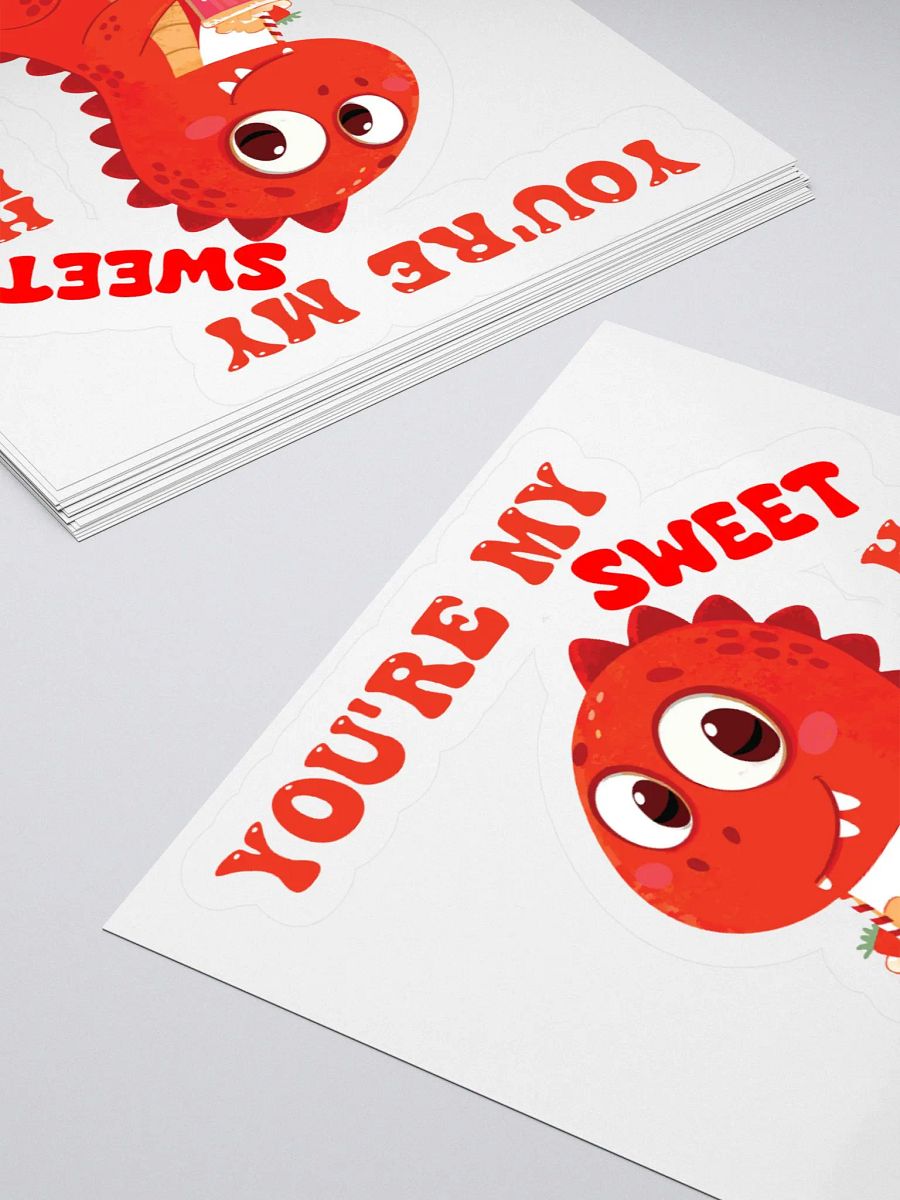 You're My SweetHeart Dino Kiss Cut Stickers product image (11)