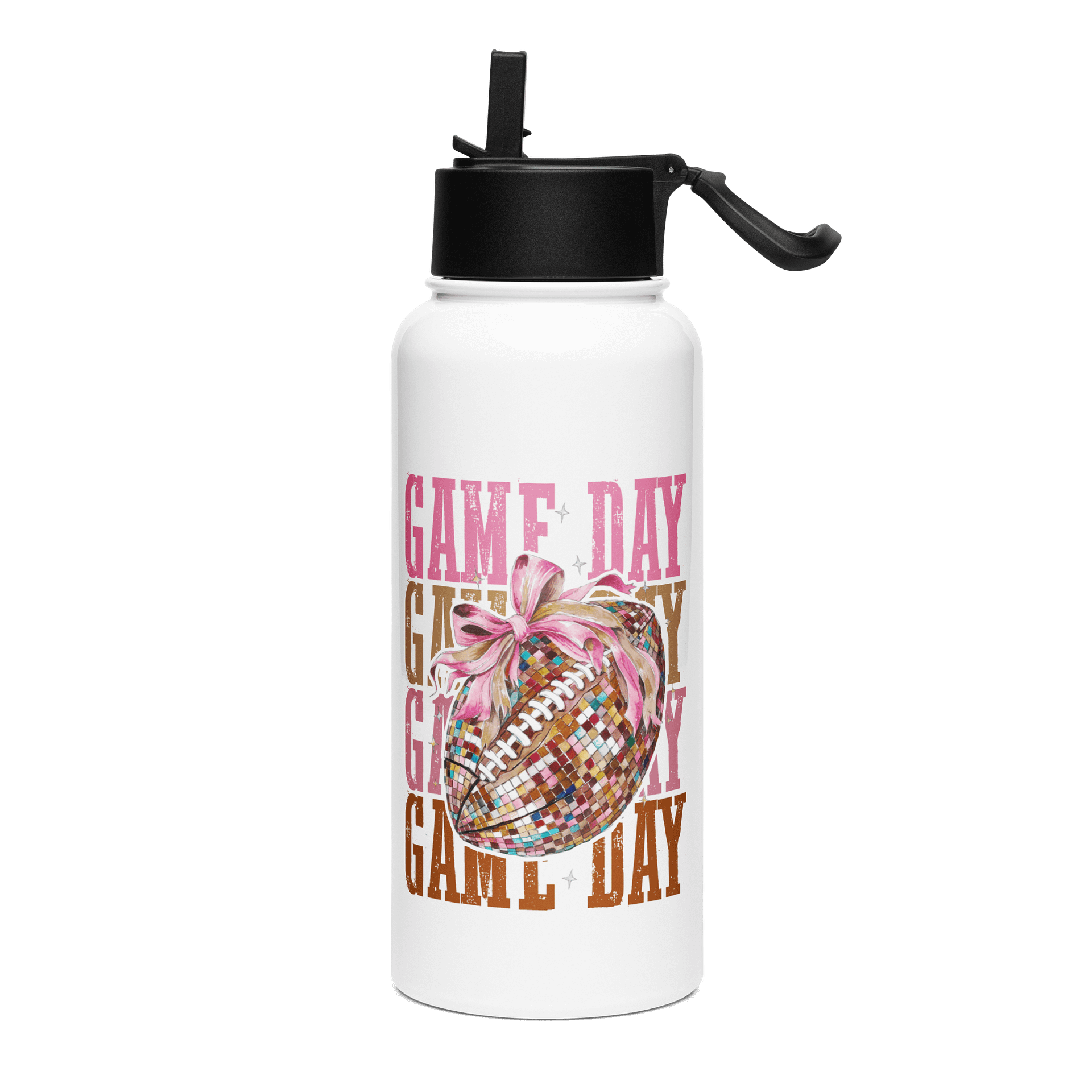 'Game Day' Stainless Steel Water Bottle (32 oz.) product image (1)