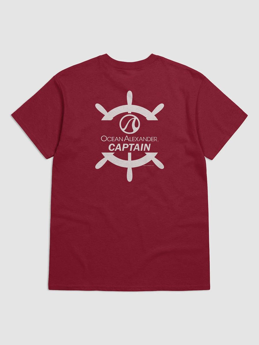 Ocean Alexander Captain - T-Shirt - Dark Shirt w/White Logo product image (4)