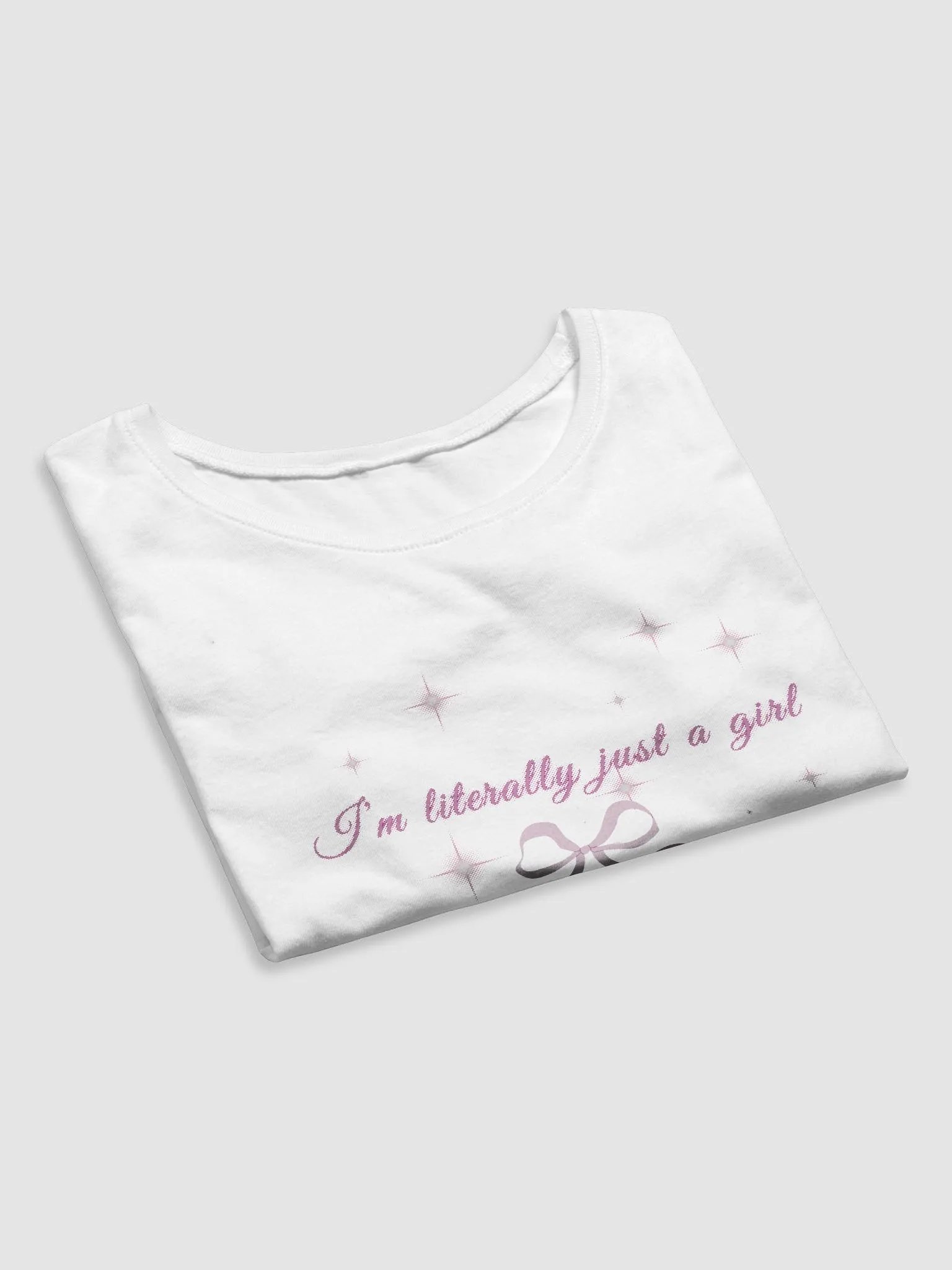Sparkling I'm Just a Girl Baby Tee product image (10)