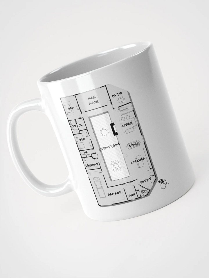 Alphabet Floor Plan Mug - D product image (2)