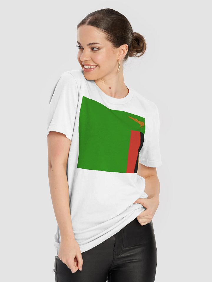 Exclusive Graphic Grove Supersoft Unisex Zambian Flag T-Shirt product image (92)