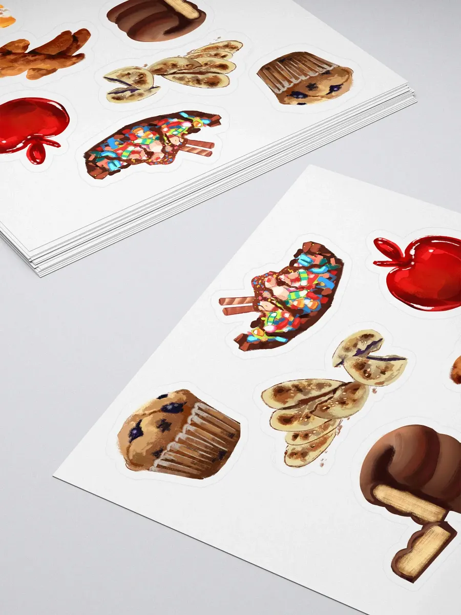 Snacc Time Sticker sheet: Desserts product image (4)