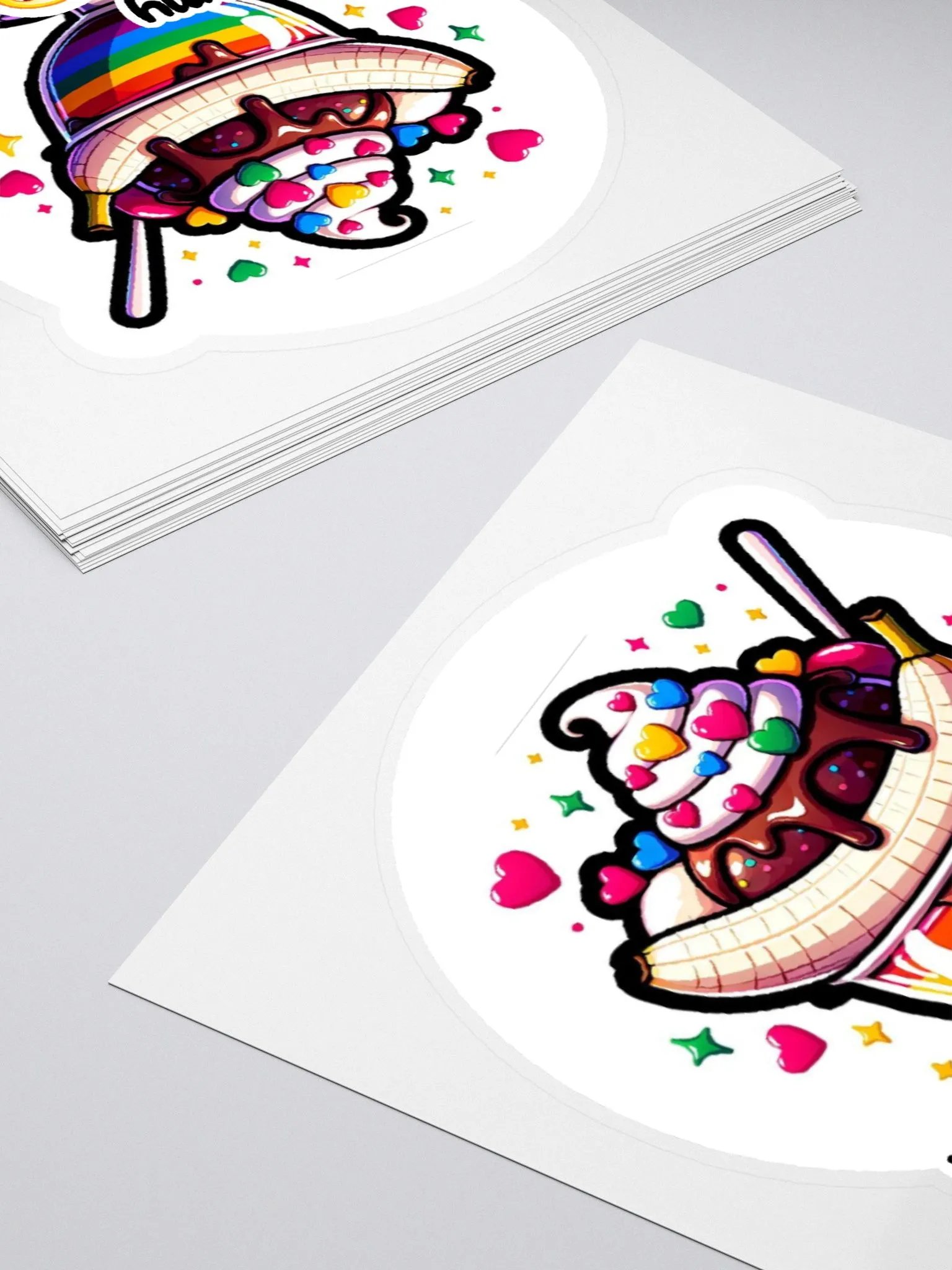 Dessert Sticker-Innuendo Sticker-Rainbow Style-LGBTQIA Sticker product image (11)
