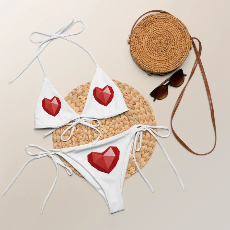 Gem Hearts Black Space Bikini Set product image (6)