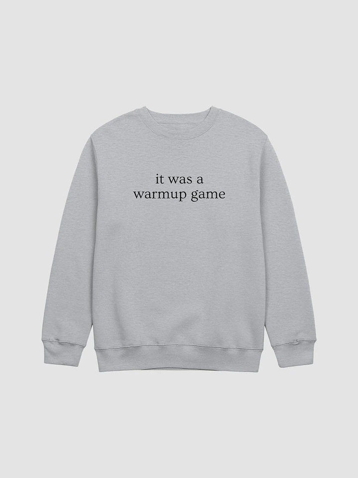 warm up game crewneck product image (1)