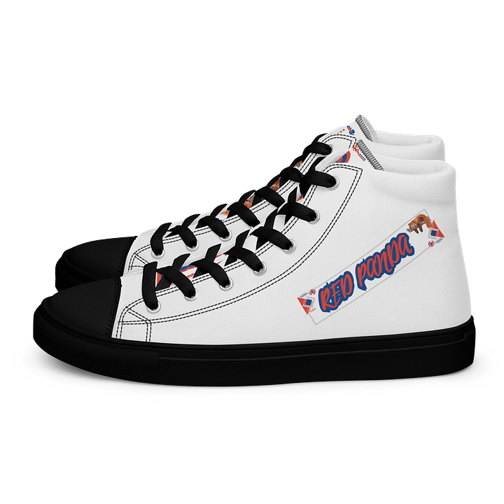 "Zzz" RED PANDAHigh Top Canvas Shoes product image (1)