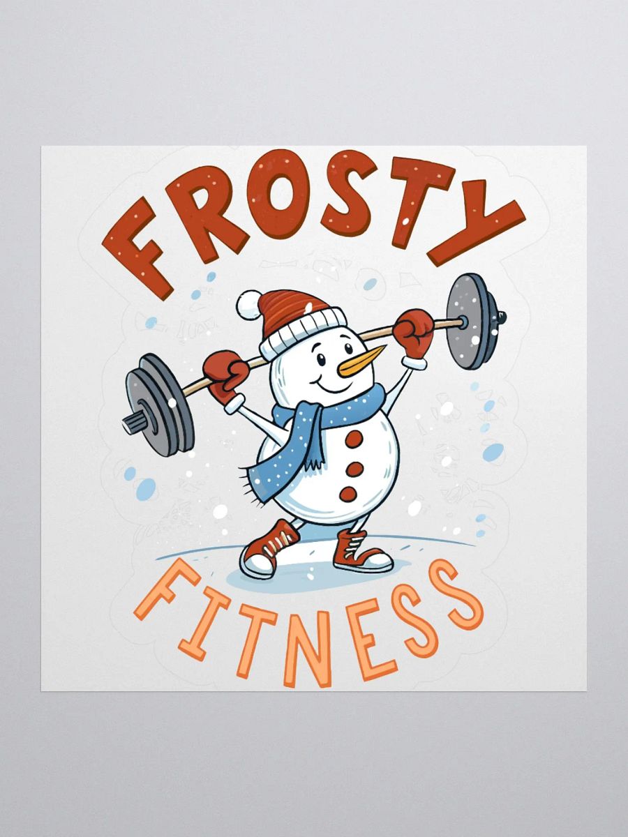 Frosty Fitness Kiss Cut Stickers product image (9)