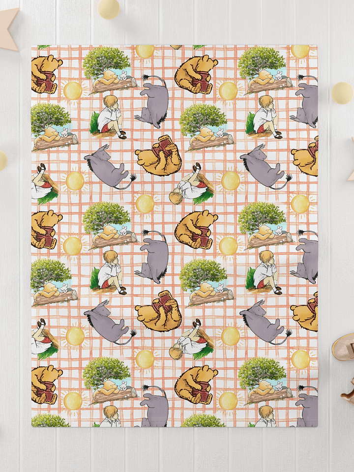 Pooh Outdoors Seamless Pattern product image (2)