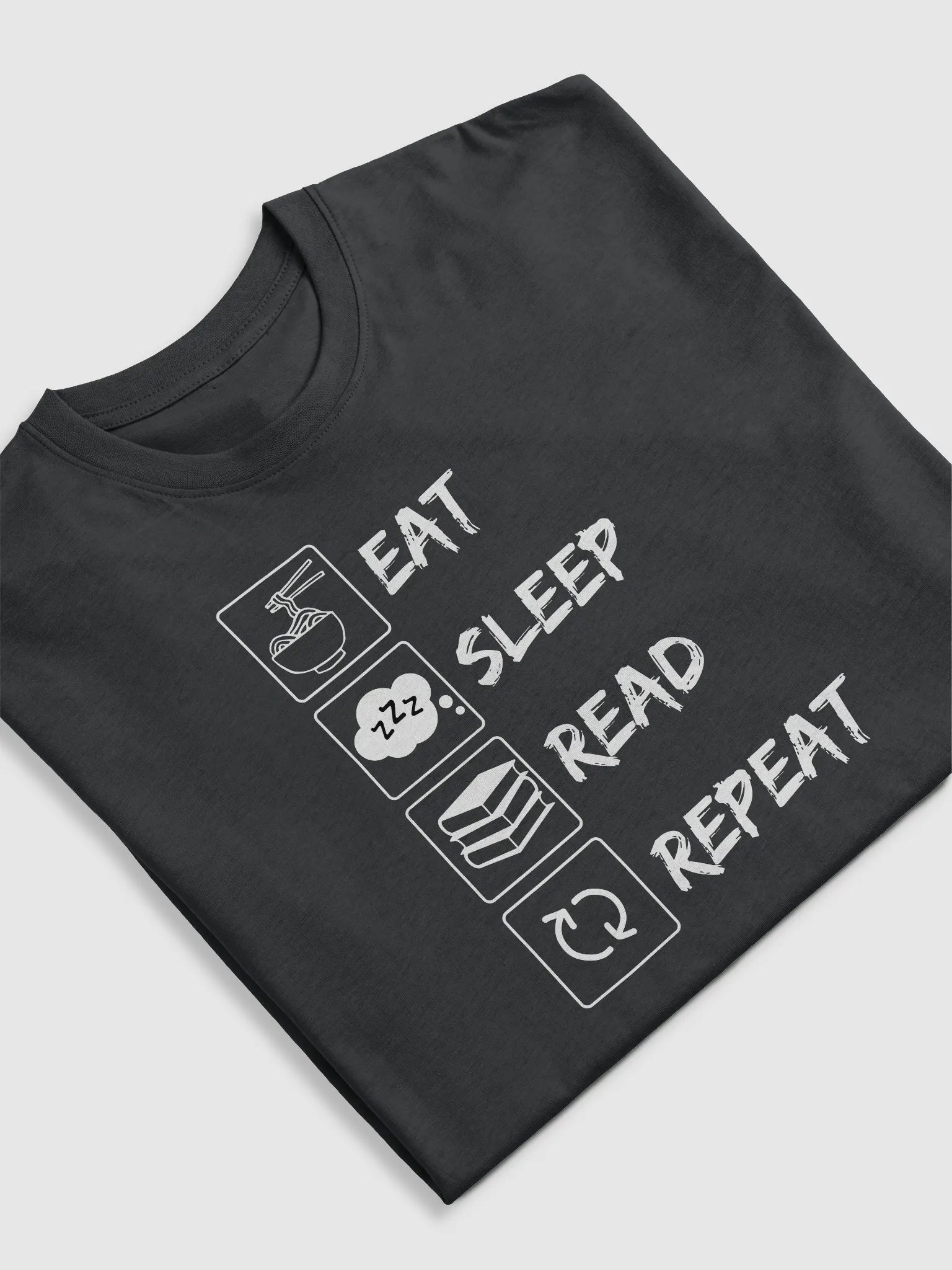 Eat, Sleep, Read, Repeat Tees | Premium Heavyweight Cotton product image (5)
