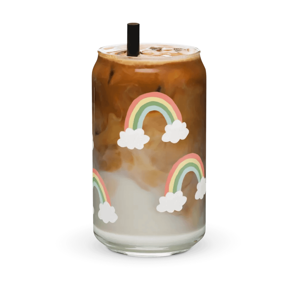 Rainbow Glass Cup product image (12)