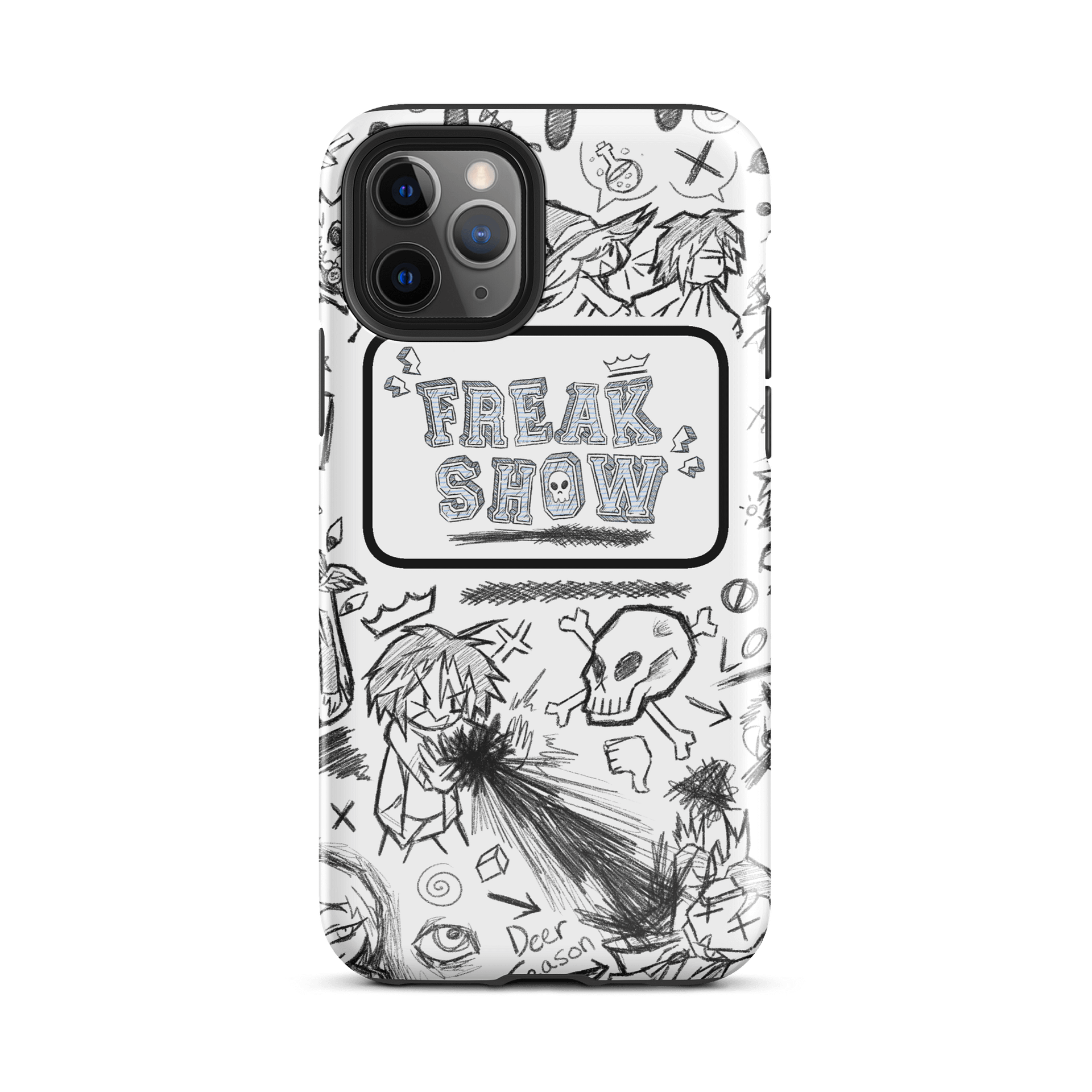 Freak Show iPhone Case (White) product image (2)