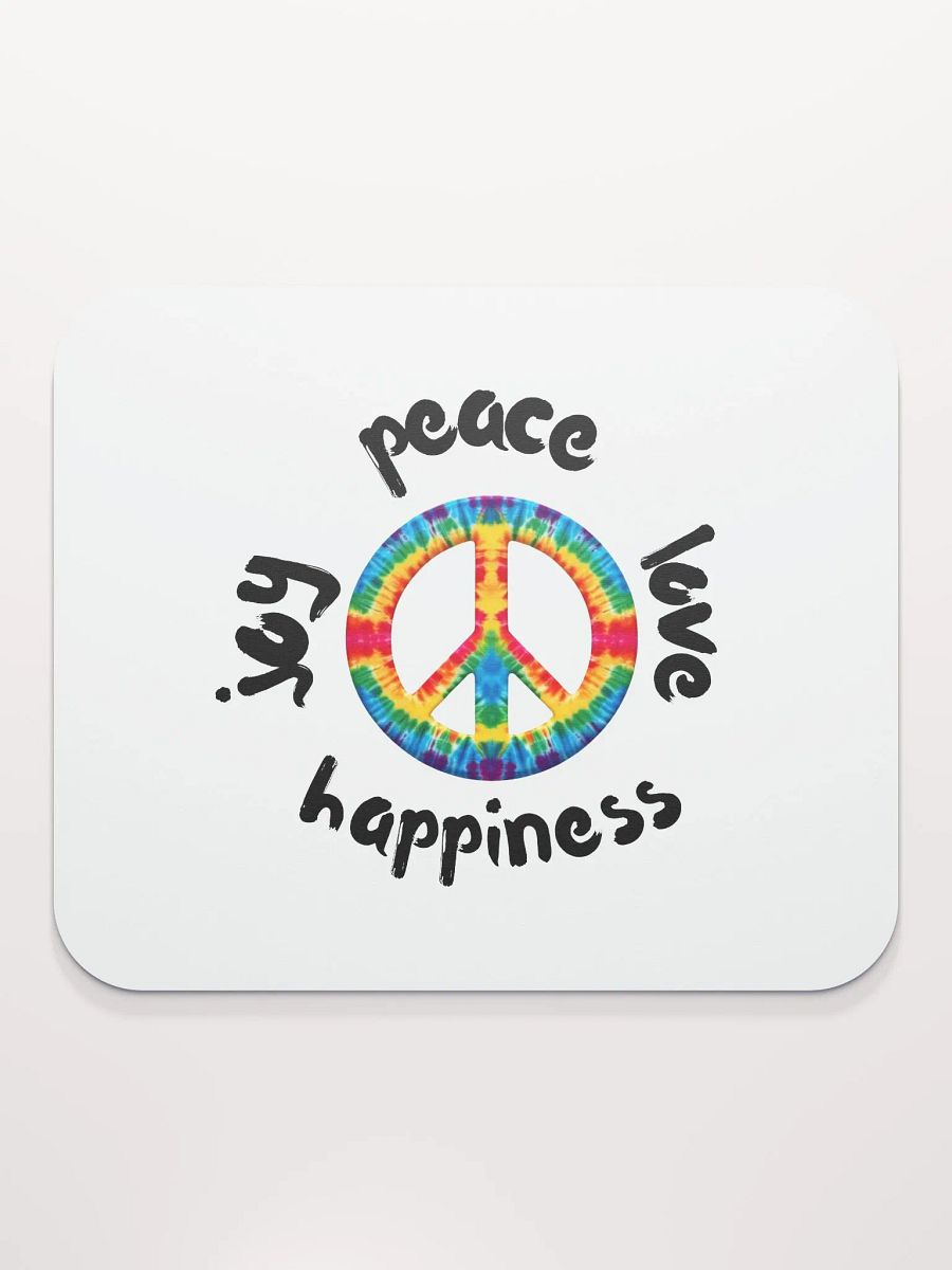 Tie-Dye Peace Mouse Pad product image (2)
