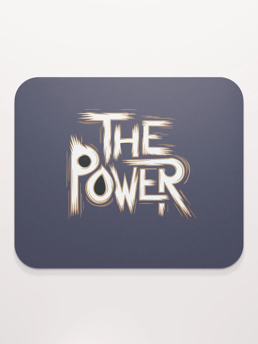 The Power Navy color Classic Mouse Pad product image (2)