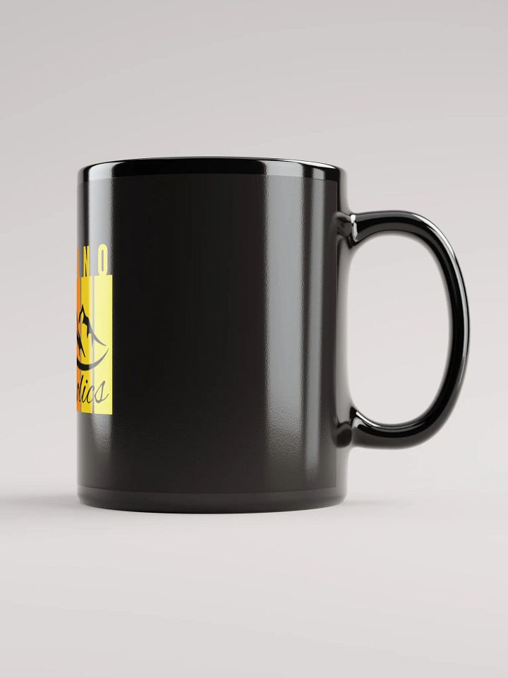 Volcano Vibes Black Glossy Mug product image (1)