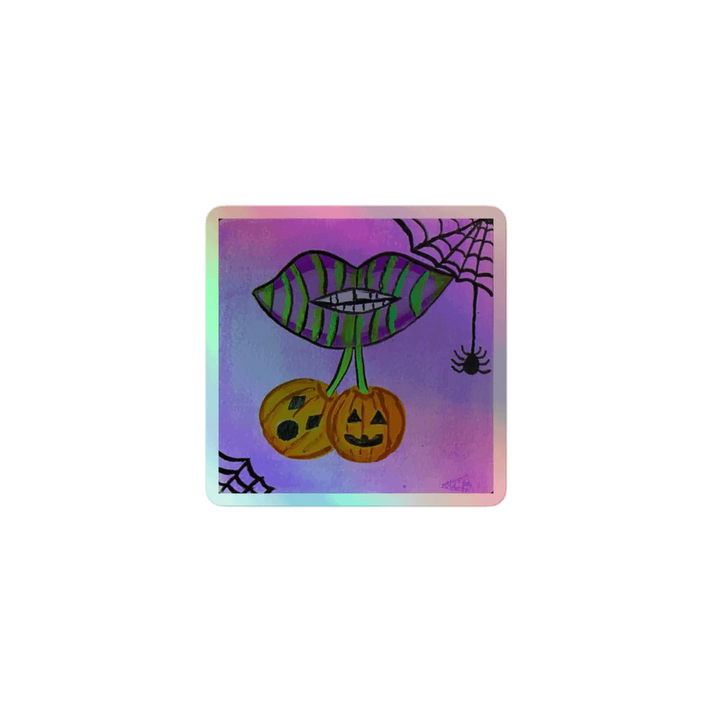 Holo-Haunt Kiss Sticker product image (1)