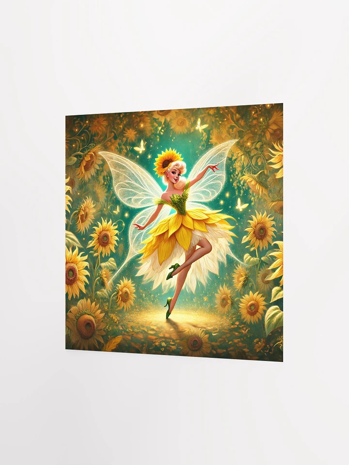 Sunflower Fairy Fantasy Premium Matte Poster product image (6)