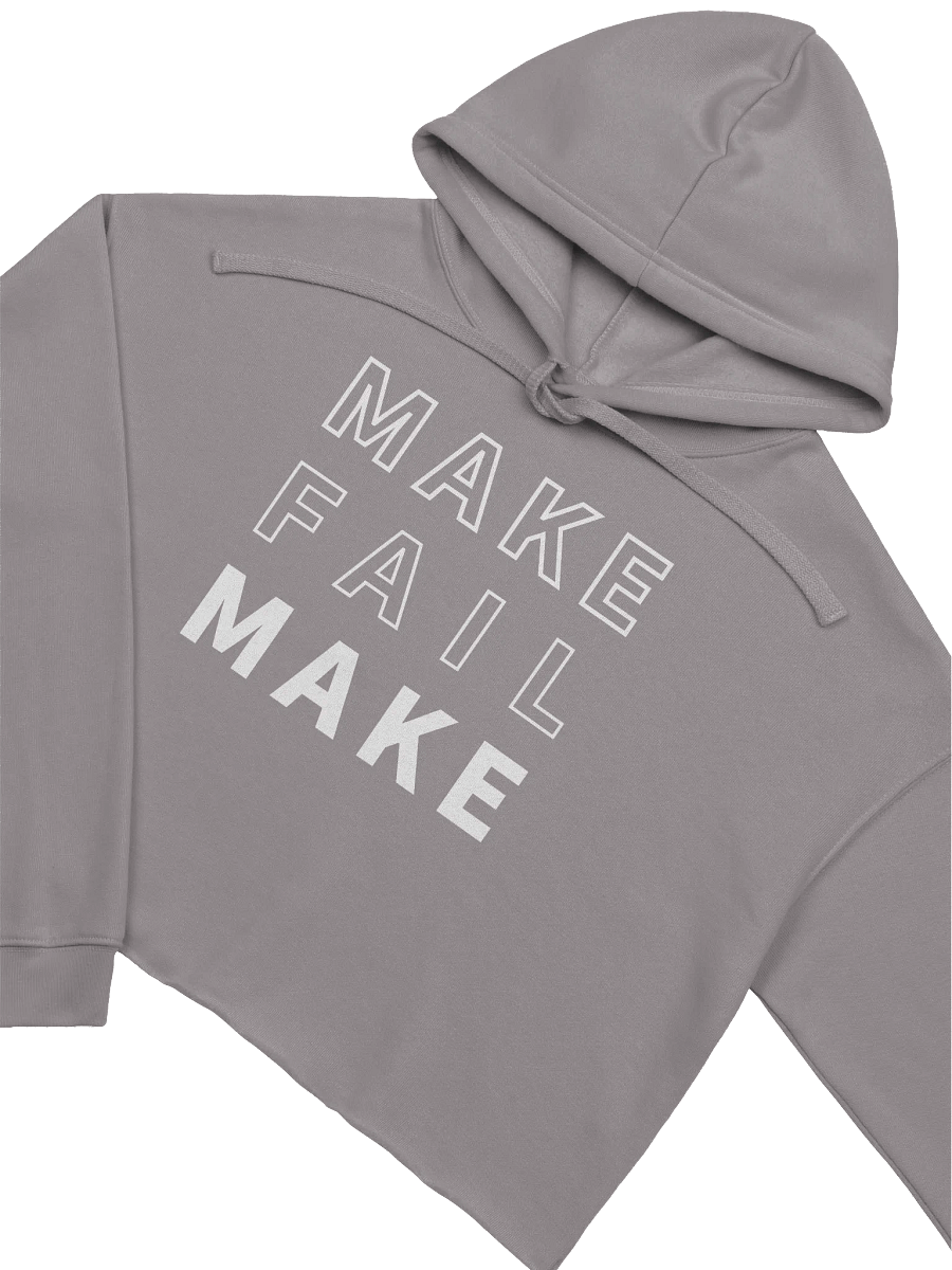 Make / Fail Women's Cropped Hoodie product image (4)