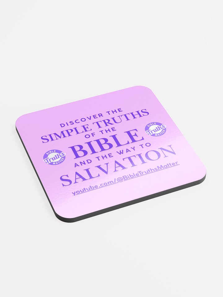 Bible Truths Matter Cork Coaster product image (2)