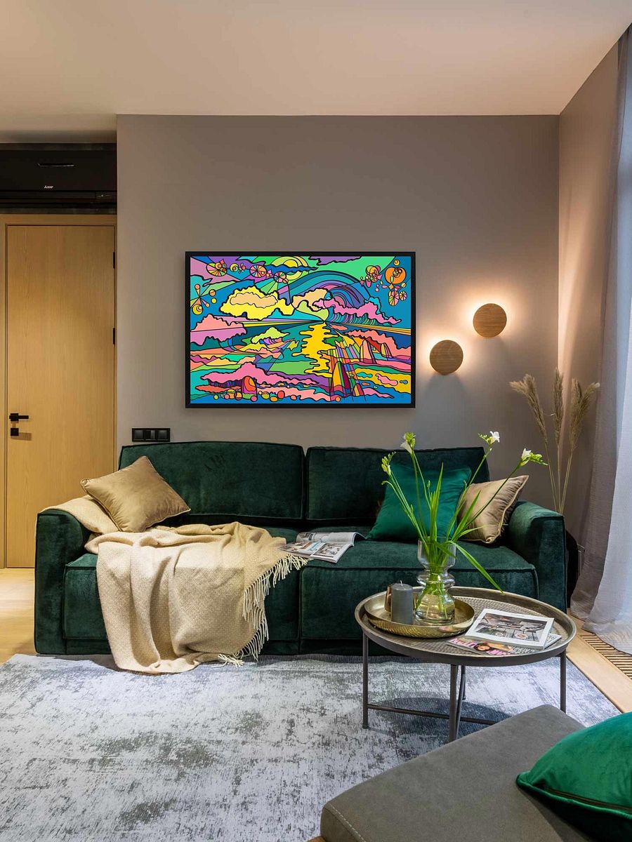 Vibrant Swirls Canvas Collection - Night Ocean product image (5)
