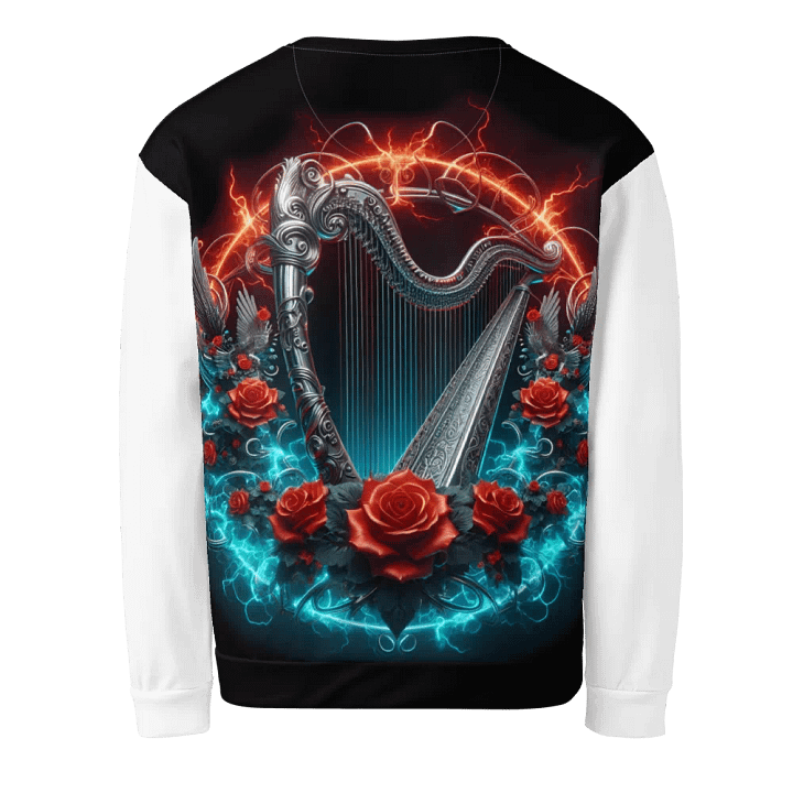 Electric Rose Fantasy Silver Harp - Unisex Sweatshirt #17 product image (2)