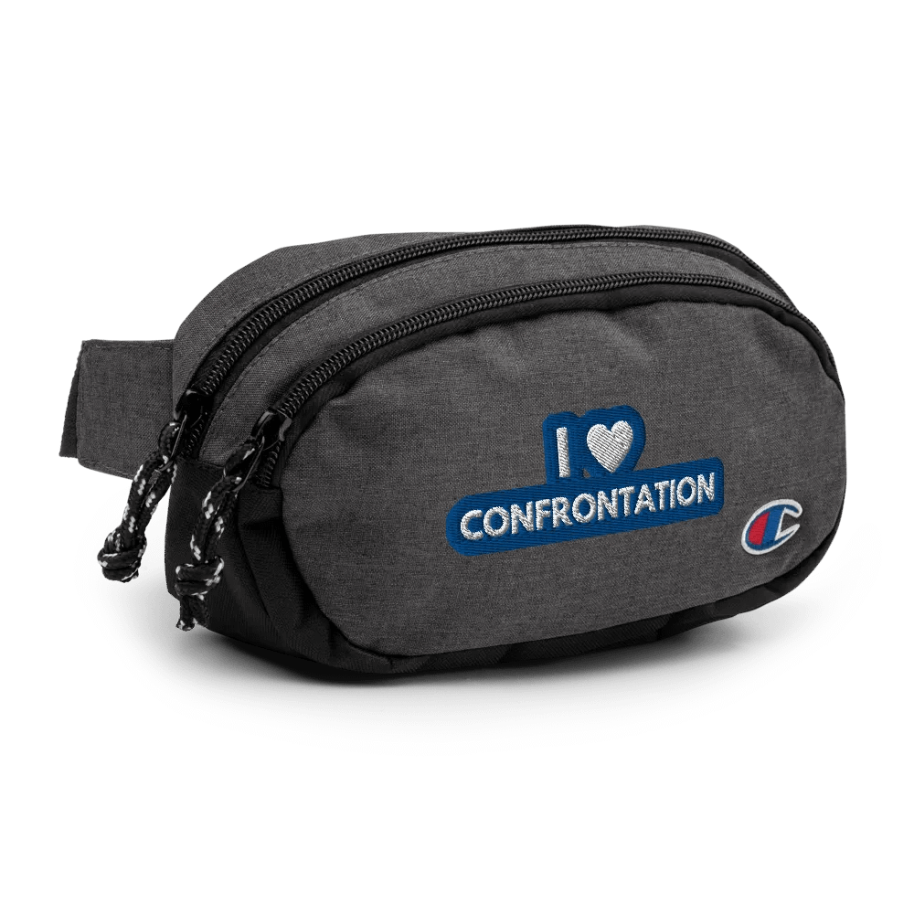 I <3 Confrontation (royal and white) champion fanny pack product image (3)