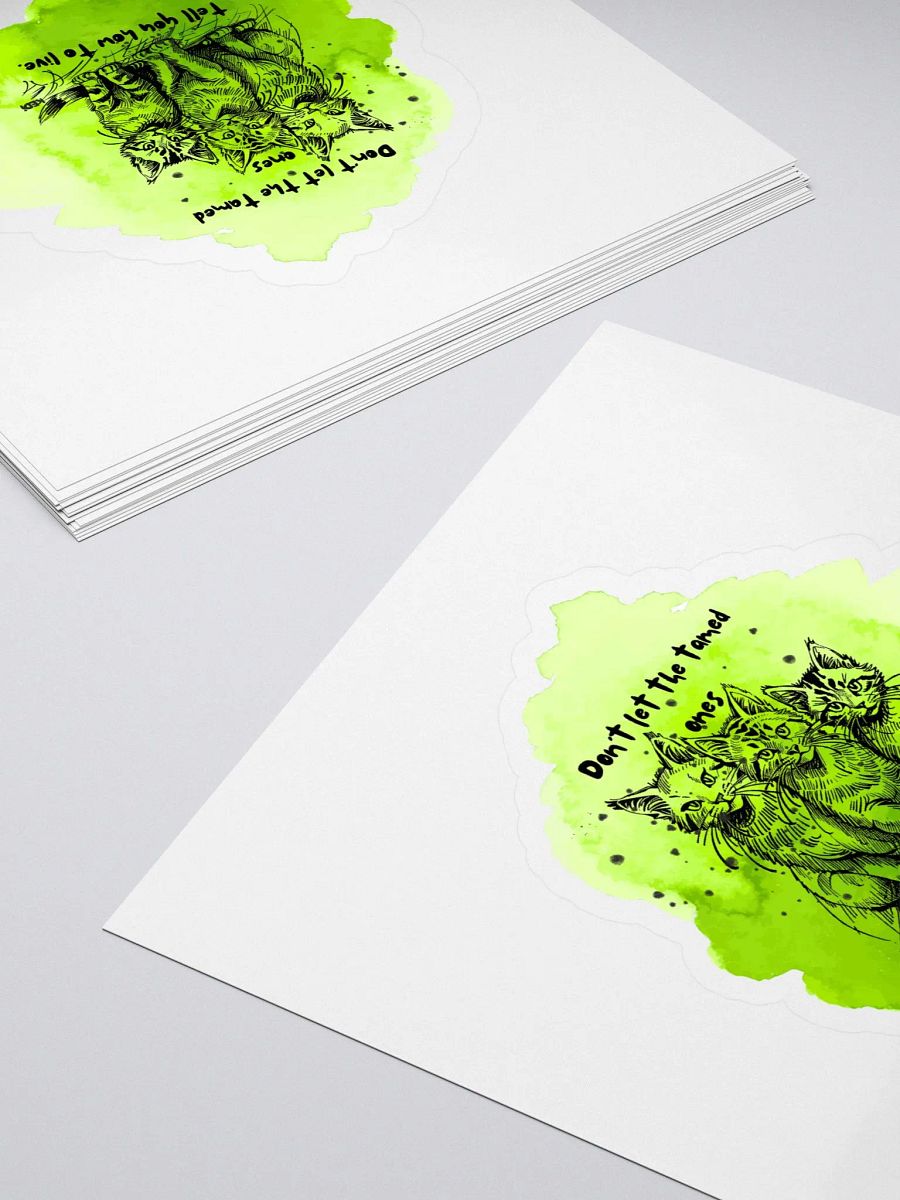 Wild Cats Wisdom Sticker Pack product image (4)