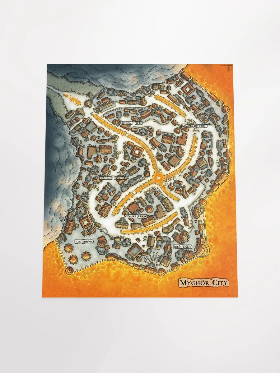 MYGHÖR CITY POSTER 16'' X 20'' product image (4)
