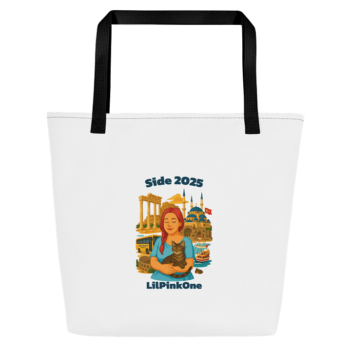 Wanderlust Dreams – Shopper med tryk over hele fladen product image (2)