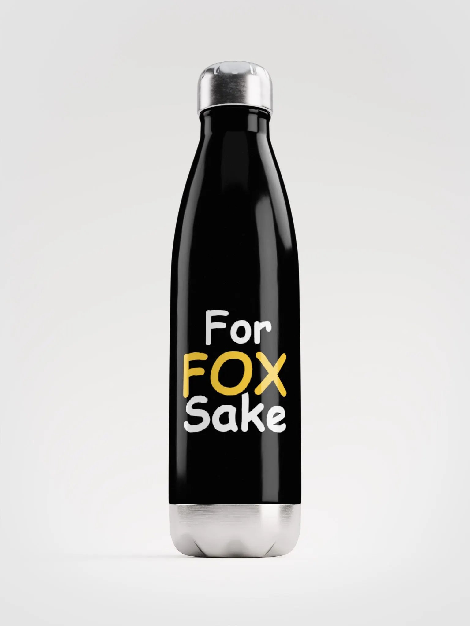 For Fox Sake Stainless Steel Water Bottle product image (1)