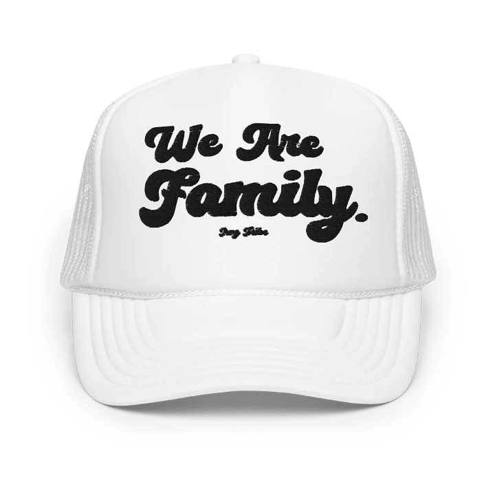 JWG Tribe "We are Family" Trucker Hat (White Edition) product image (1)