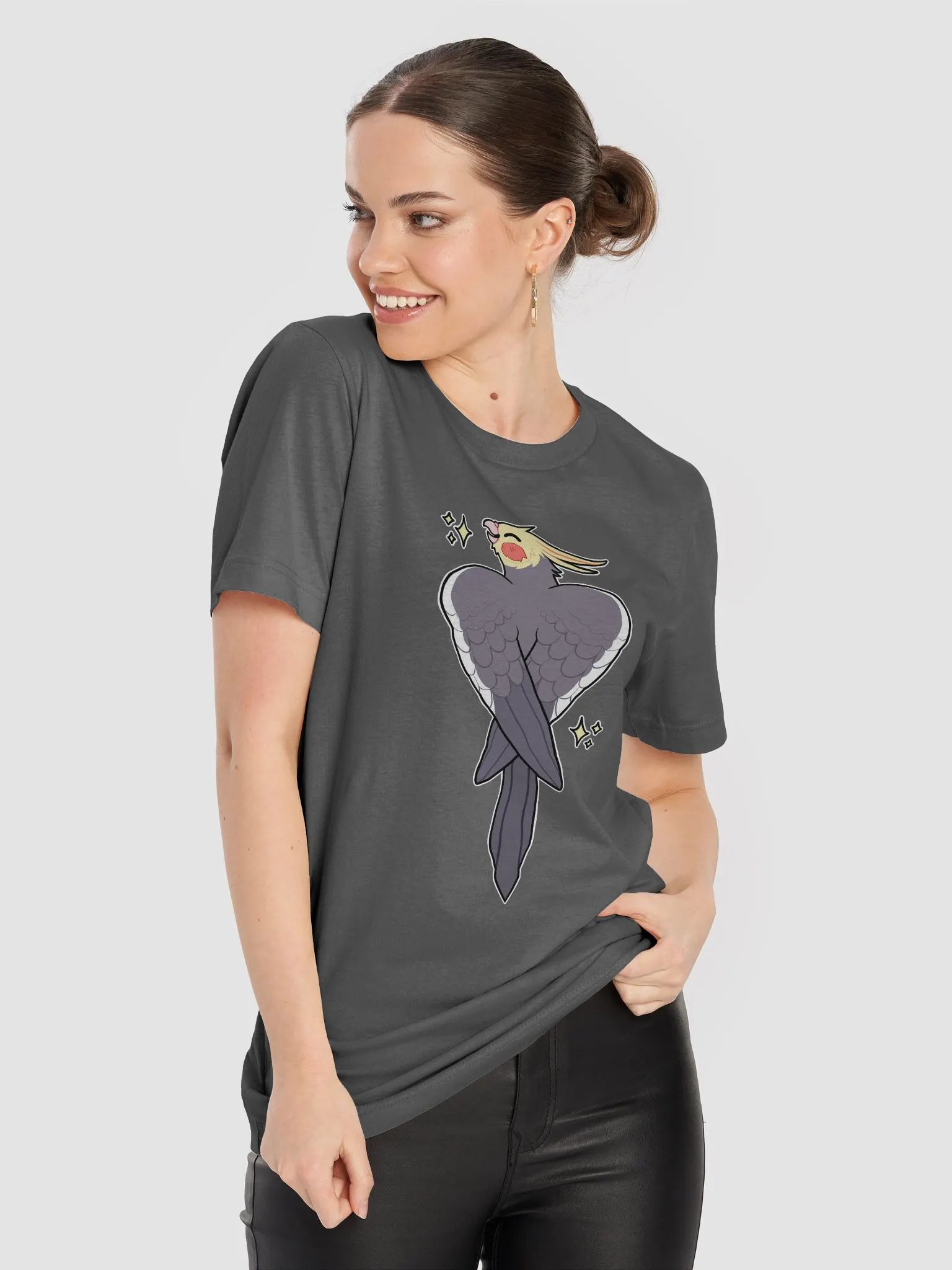 PRETTY BIRD SHIRT (Grey) product image (1)