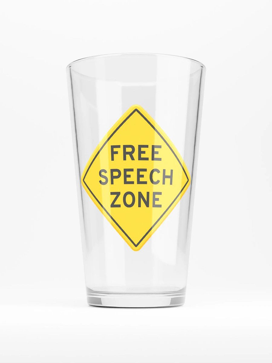 Free Speech Zone - Glass product image (1)