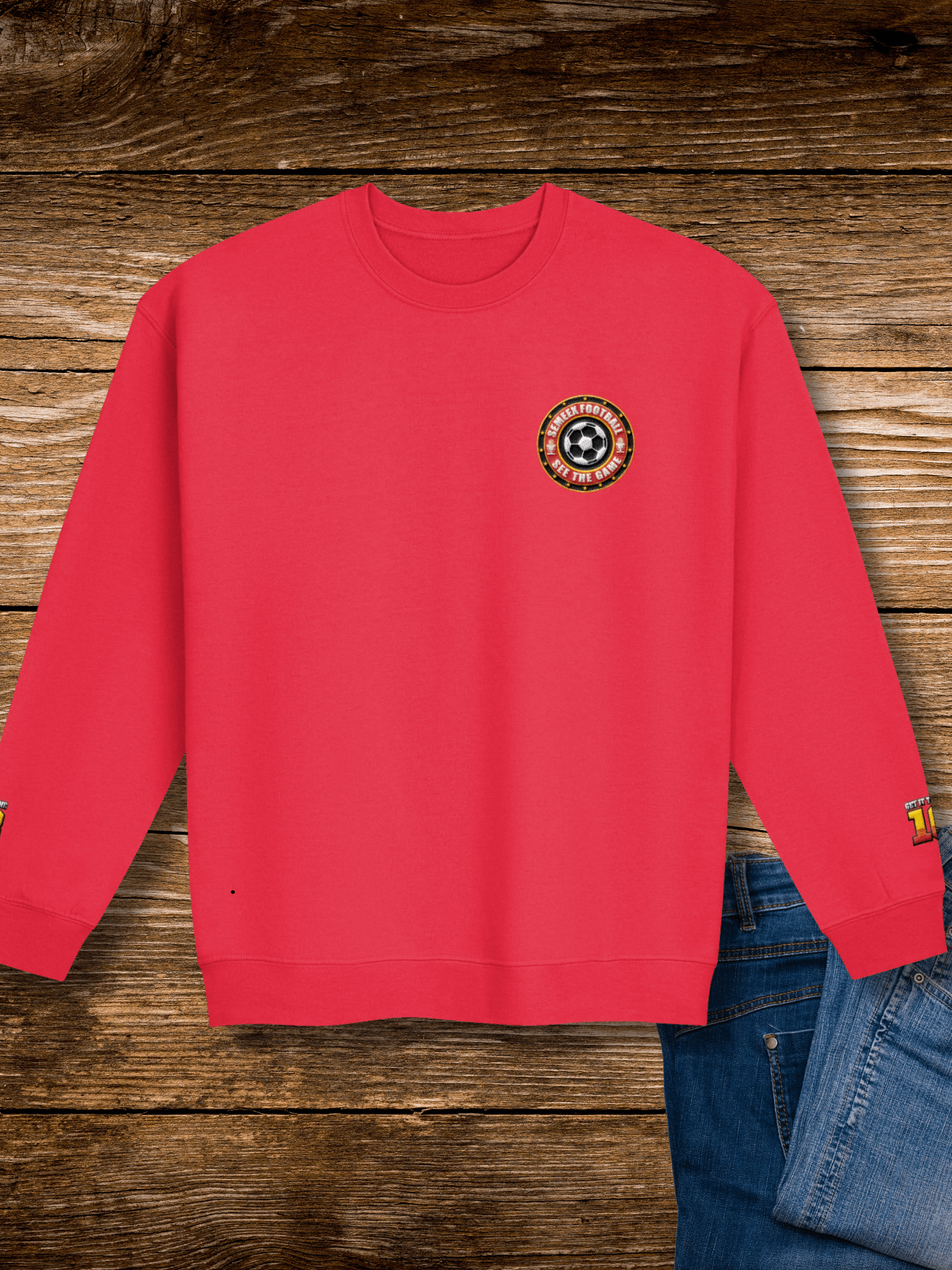 Semeex Football Icon Gildan Classic Crewneck Sweatshirt product image (35)