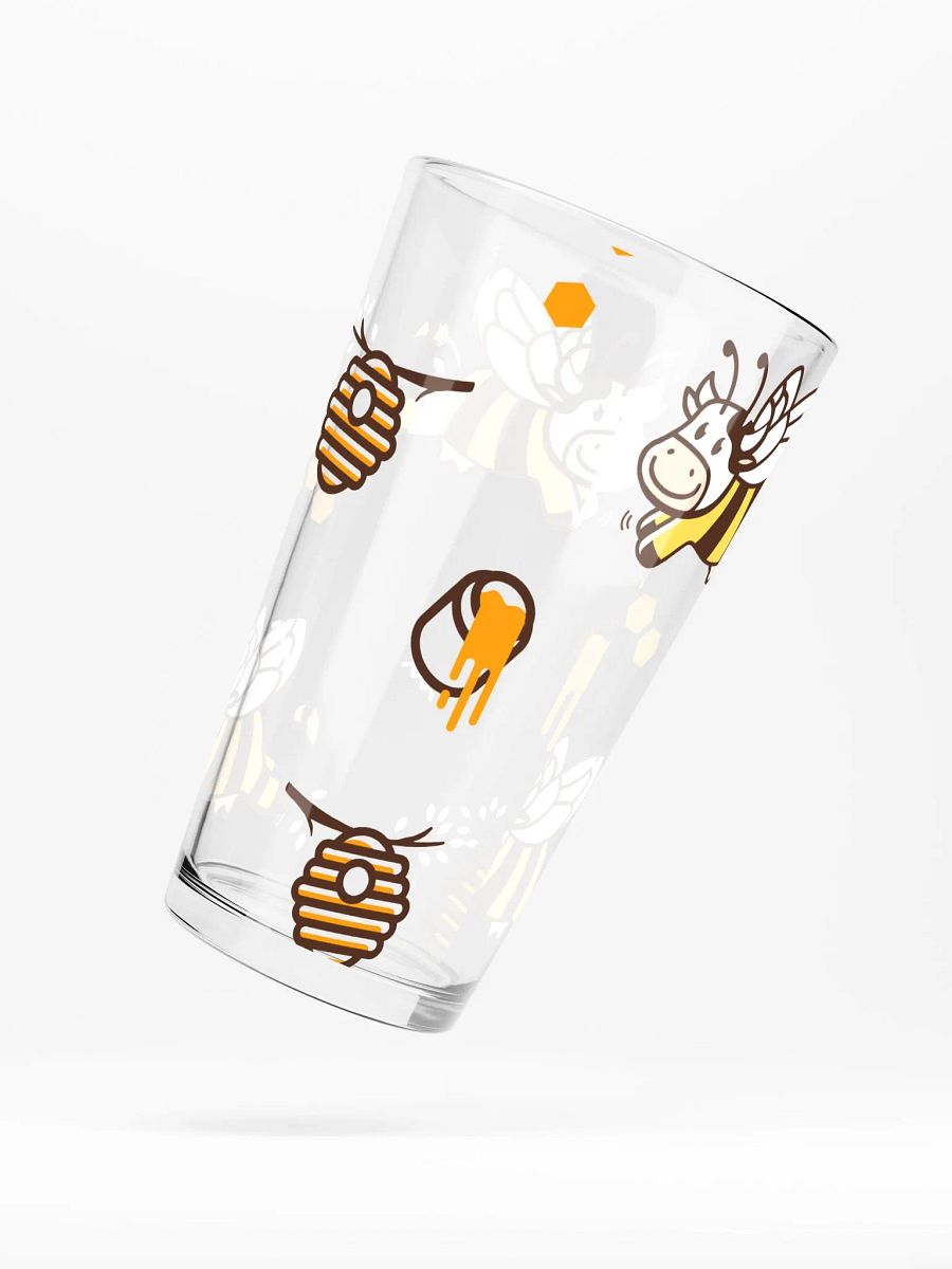Buzzy Cow Bee Shaker Pint Glass product image (6)
