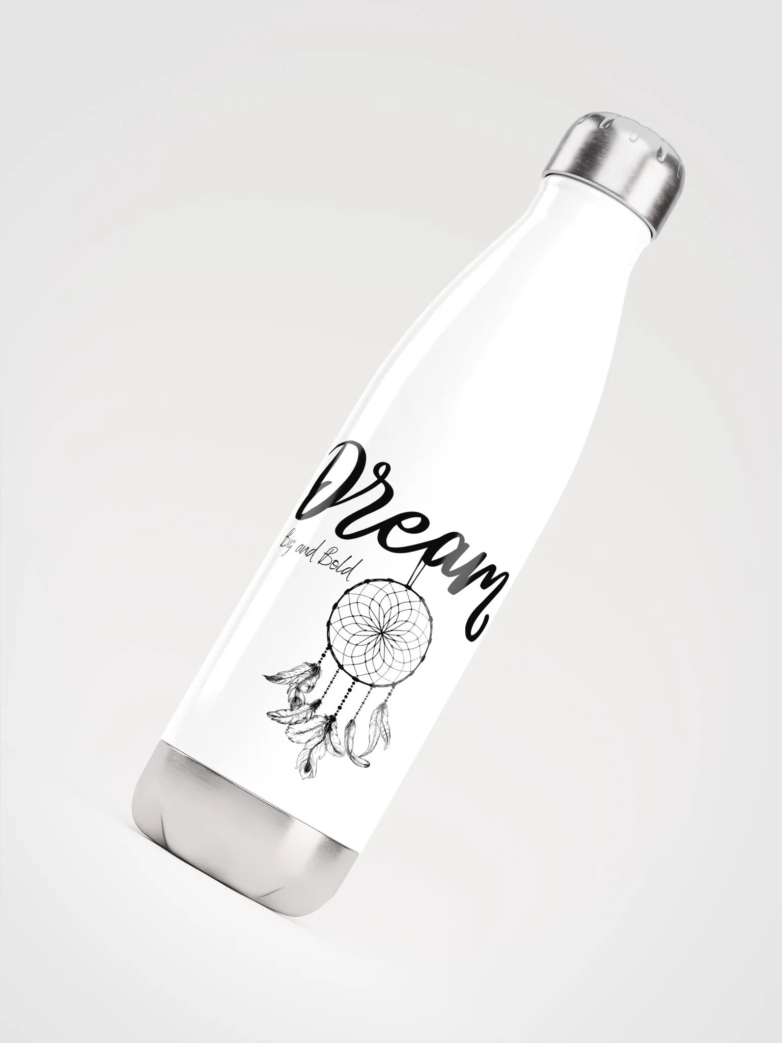'Dream Big and Bold' Steel Water Bottle product image (5)