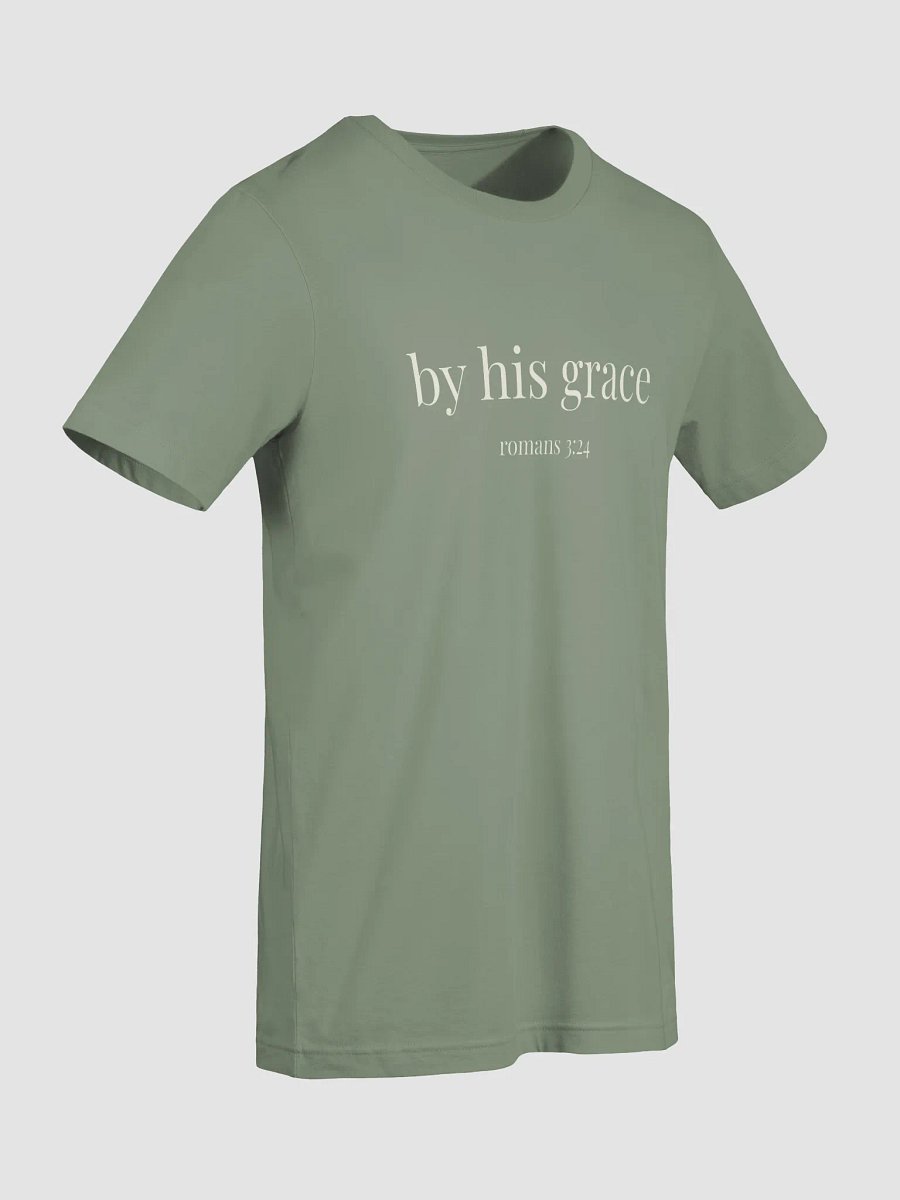 By His Grace – Romans 3:24 Faith Shirt product image (9)