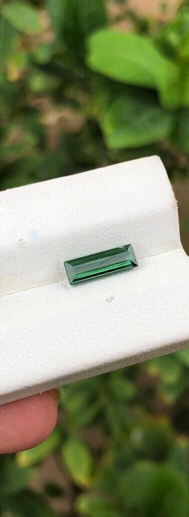 EMERALD CUT TOURMALINE GEMSTONE FOR RING STONE FOR WIRE WRAPPING, 1.70 CRT product image (3)