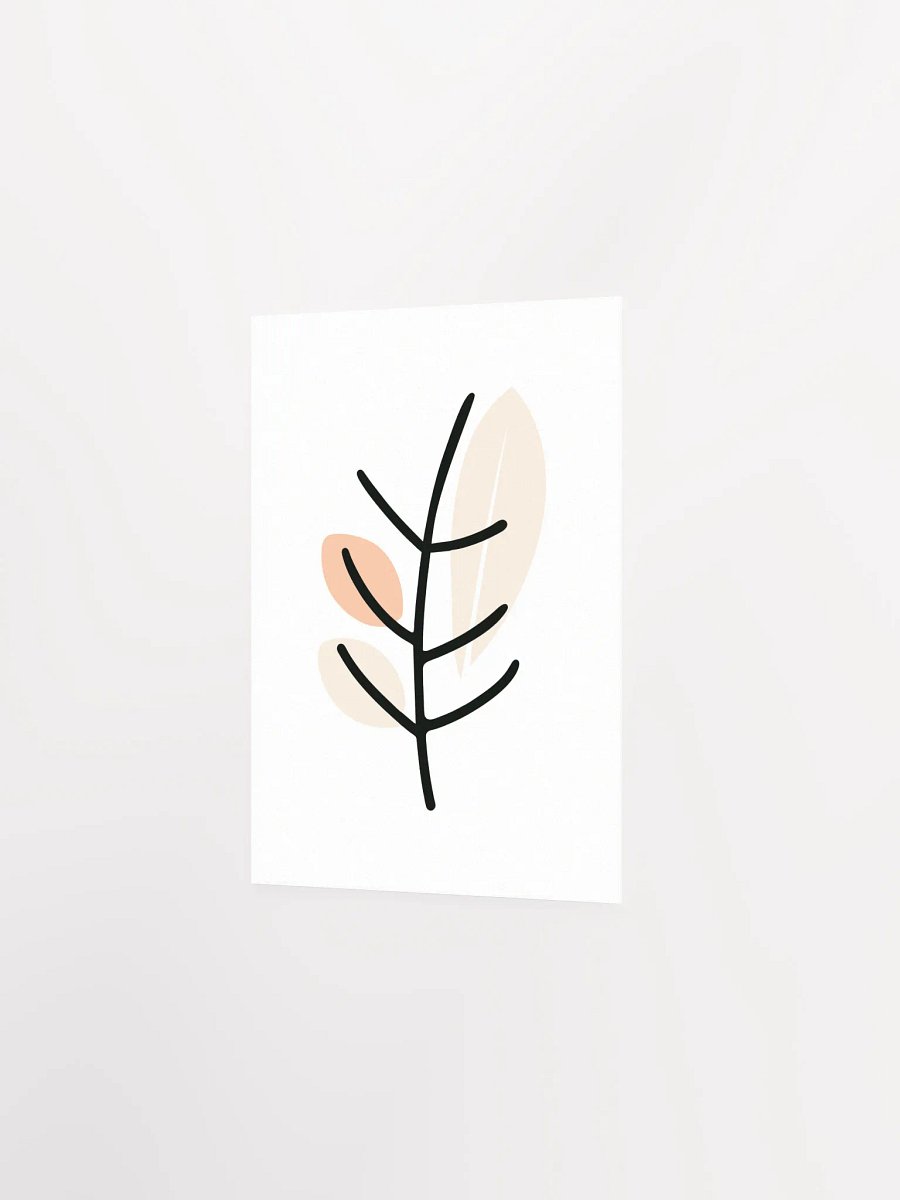 Stem & Silence Minimalist Poster product image (3)