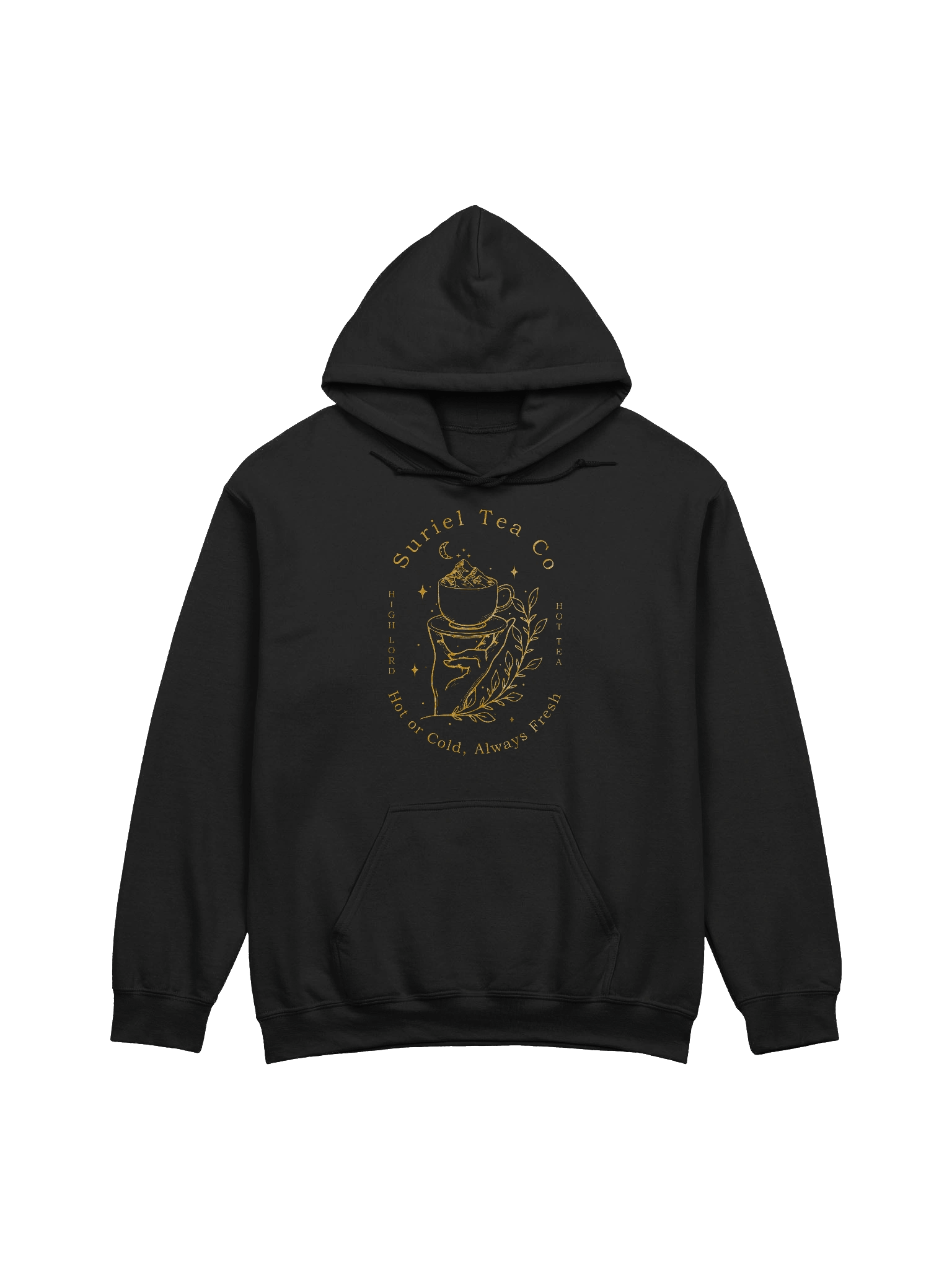 The Suriel Tea Co Suriel Tea Company Spill The Tea Velaris ACOTAR Symbol Hoodie 1BK2 product image (1)